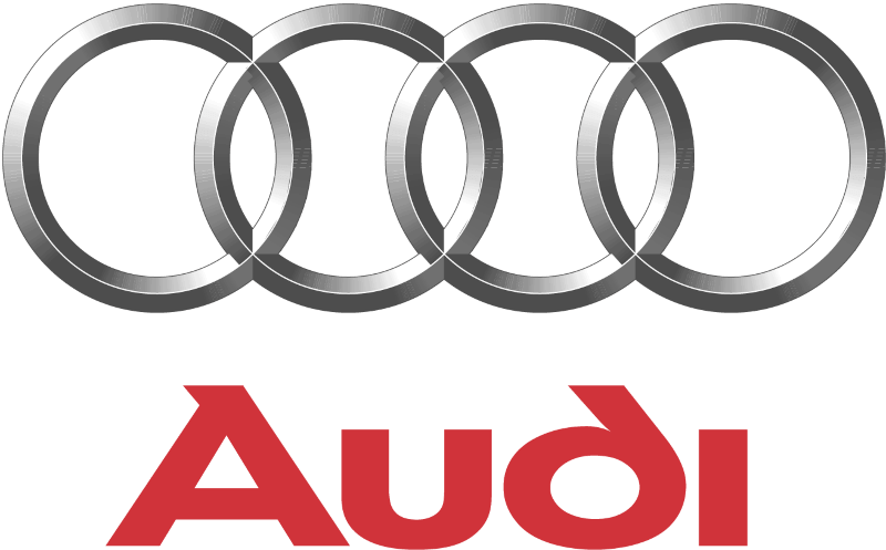 Logo marki Audi - marki aut na literę A