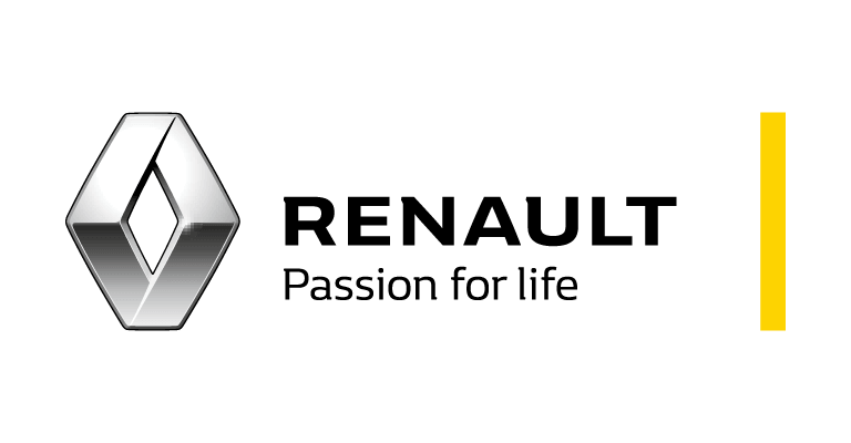 Logo marki Renault - marki aut na literę R