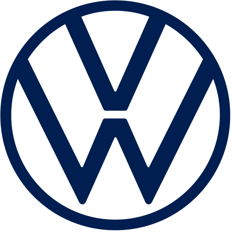 Logo marki Volkswagen - marki aut na literę V