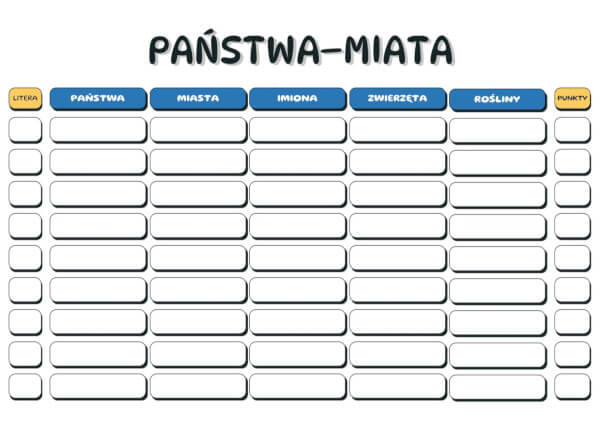 Podgląd szablonu 3 — Minimalistyczny, z kategoriami