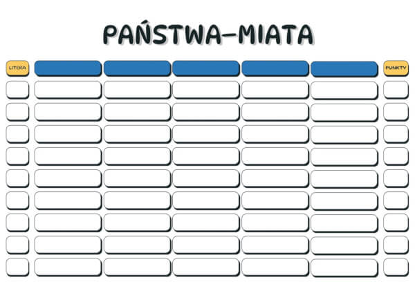 Podgląd szablonu 4 — Minimalistyczny, do wypełnienia